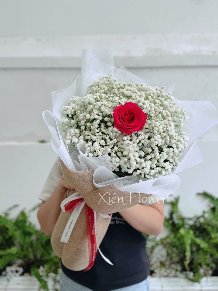 Bó Hoa Only You — hoa bó: cắm tay tại Xiến, từng cánh một