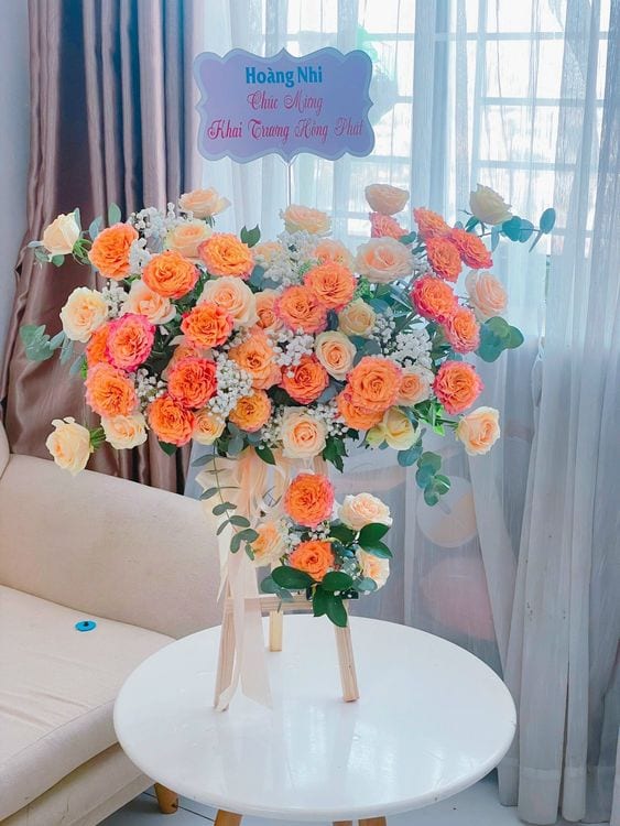 Kệ Hoa Chúc Mừng Để Bàn  — Kệ Hoa Chúc Mừng