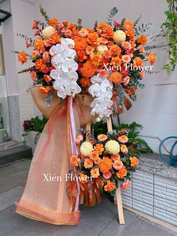 Kệ Hoa Chúc Mừng Thuận Buồm Xuôi Gió — Kệ Hoa Chúc Mừng
