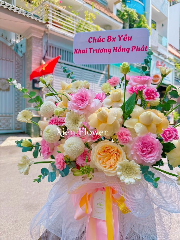 Trụ Hoa Little Wish — Hoa Bó