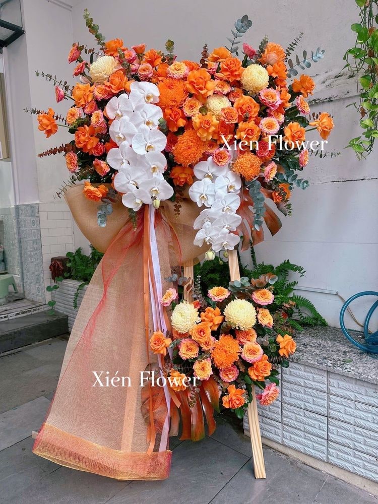 Kệ Hoa Chúc Mừng Thuận Buồm Xuôi Gió — Kệ Hoa Chúc Mừng