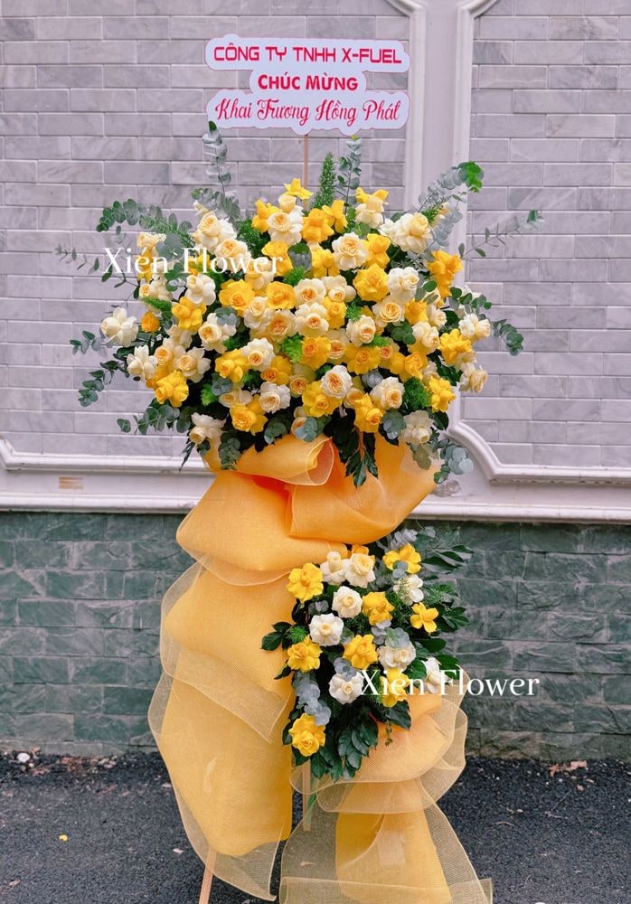 Kệ Hoa Chúc Mừng Vinh Hoa — Kệ Hoa Chúc Mừng