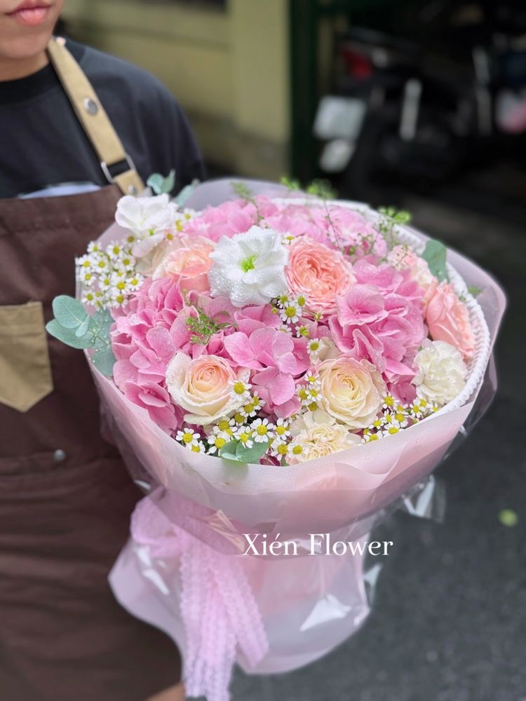 Bó Hoa Pinky — Hoa Bó