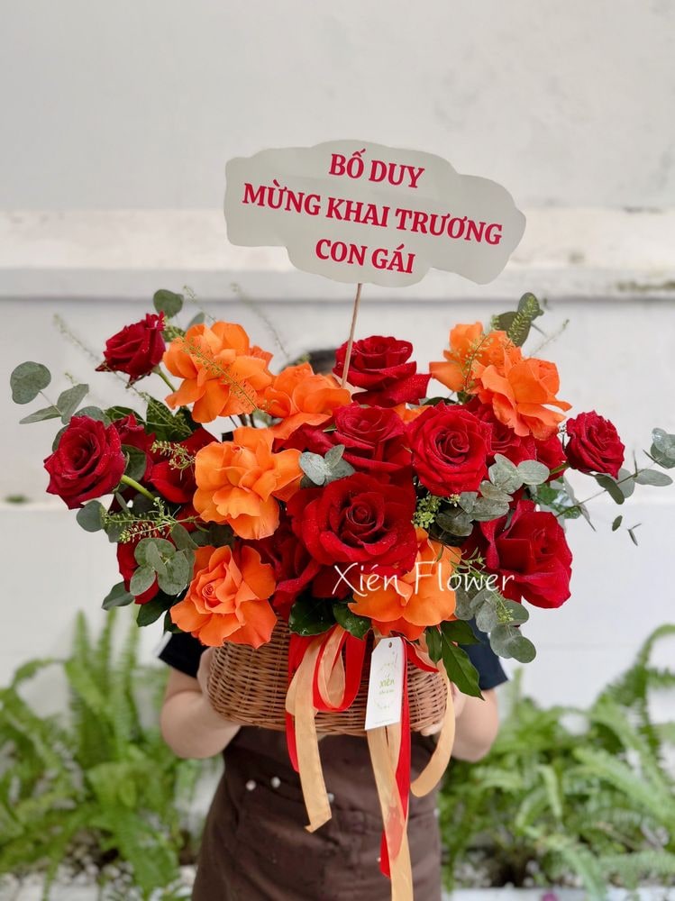 Giỏ Hoa Khởi Sắc — Giỏ Hoa