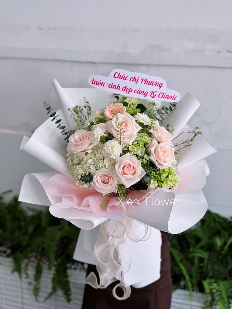 Bó Hoa Cẩm Tú Cầu Và Em — Hoa Bó