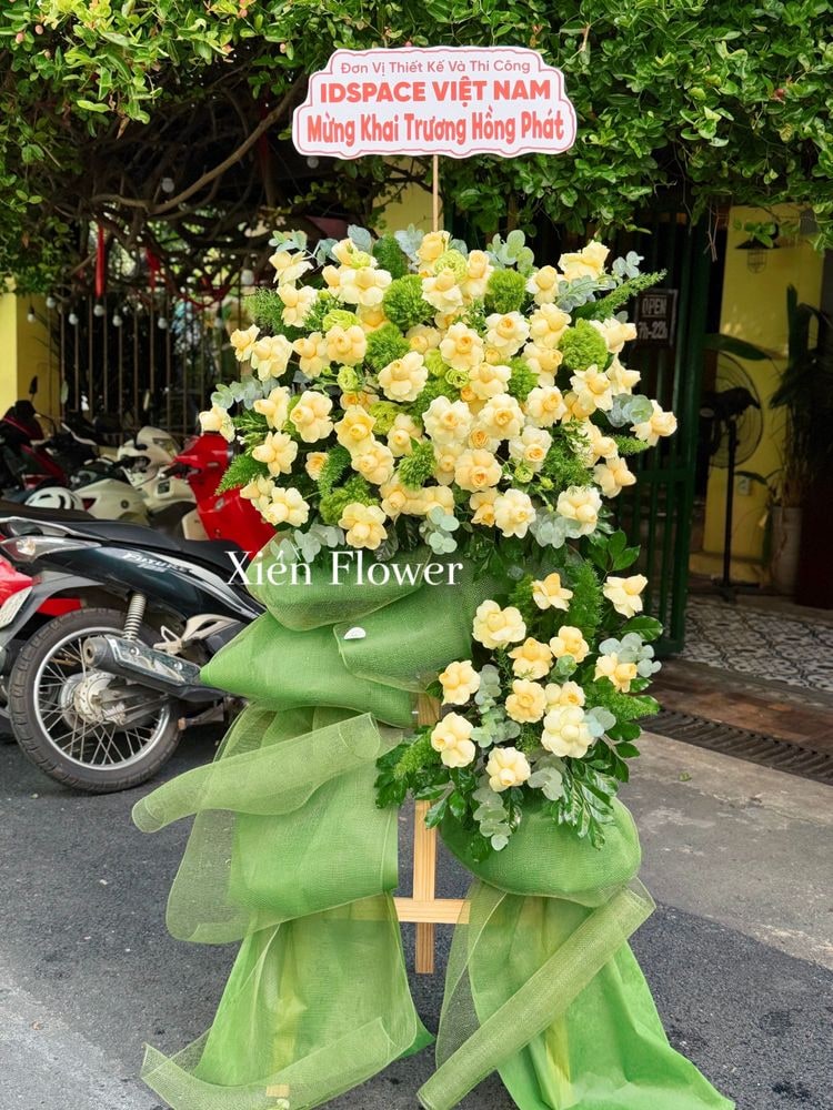 Kệ Hoa Chúc Mừng Lộc Phát — Kệ Hoa Chúc Mừng