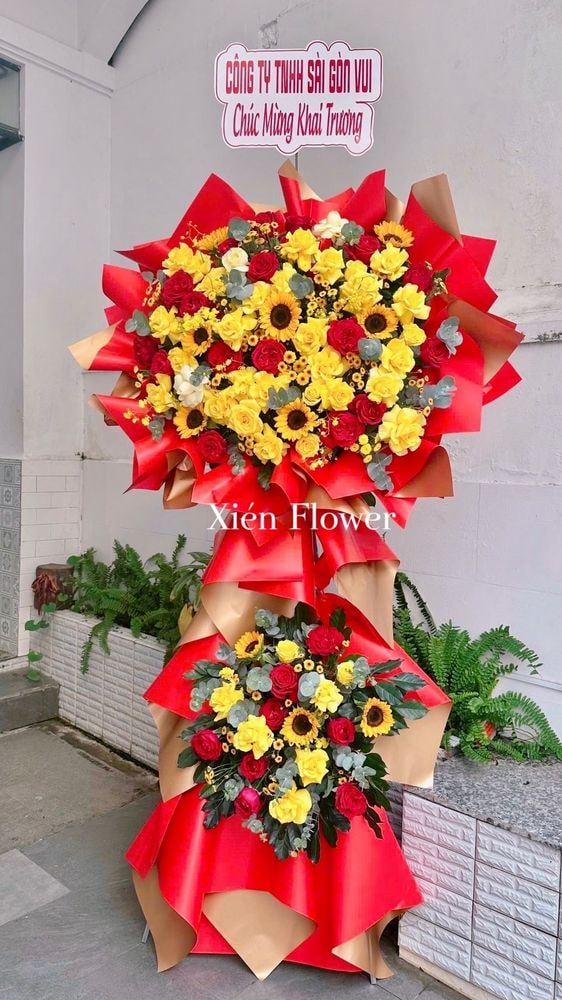 Kệ Hoa Chúc Mừng Ánh Dương — Kệ Hoa Chúc Mừng